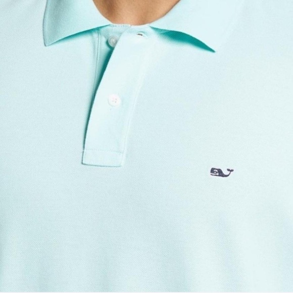Vineyard Vines Blue Mist Classic Fit Polo Shirt - Picture 7 of 11